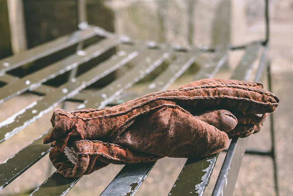 A lost glove.
